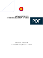 Asean Drug Stability Guidance