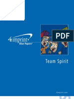 Team Spirit Blue Paper by promotional products retailer 4imprint 