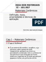 Cap.I - Materiais Cerâmicos V2