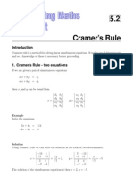 Cramer Rule