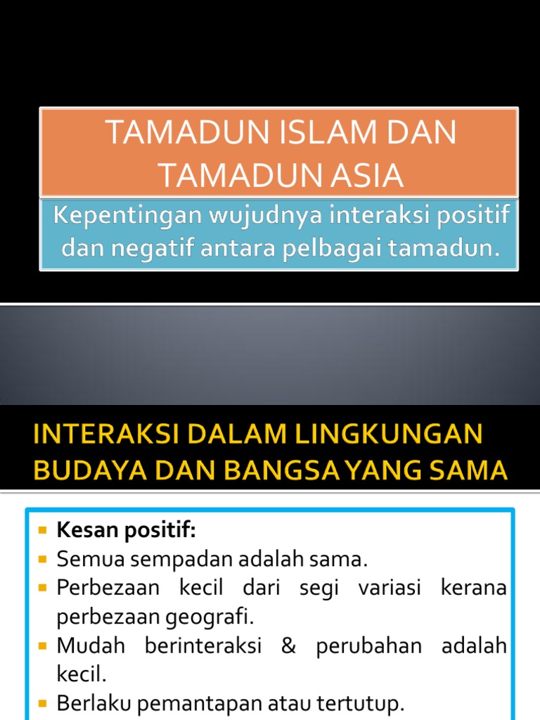 Kepentingan Wujudnya Interaksi Positif Dan Negatif Antara Pelbagai Pdf