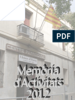 Lluïsos D'horta - Memoria D'activitats 2012