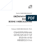 Državno Pravni Razvitak Bosne I Hercegovine - Dr. Omer Ibrahimagić