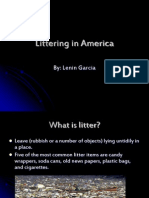 Littering in America (Lenin Garcia)