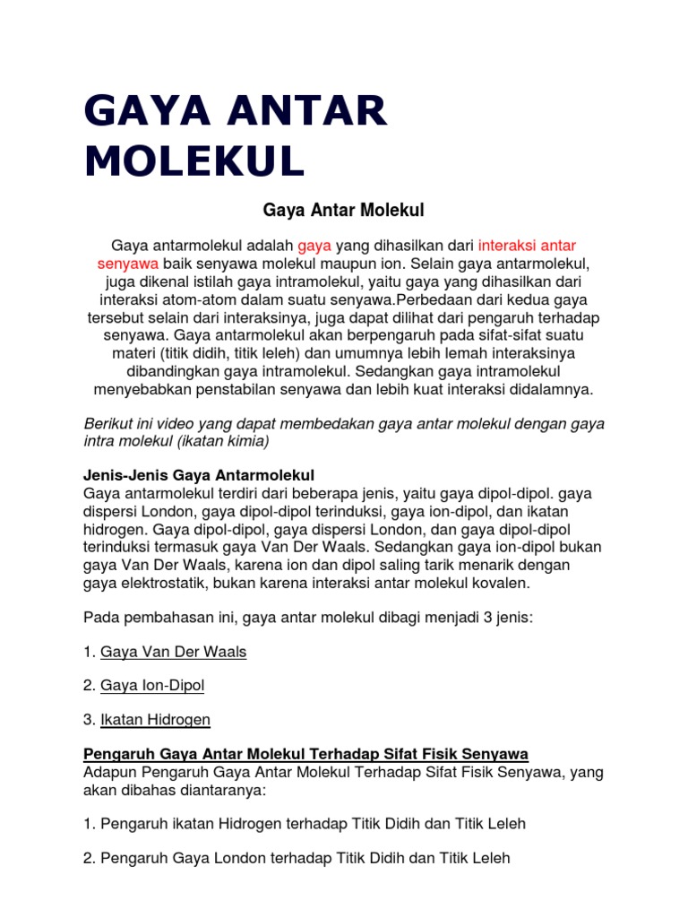 Contoh soal essay gaya antar molekul 05 image