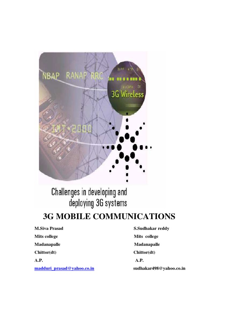 3G Wireless Technology Overview and Testing | PDF | 3 G | Computer Network