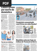 Casal Preso Por Morte de Domestica