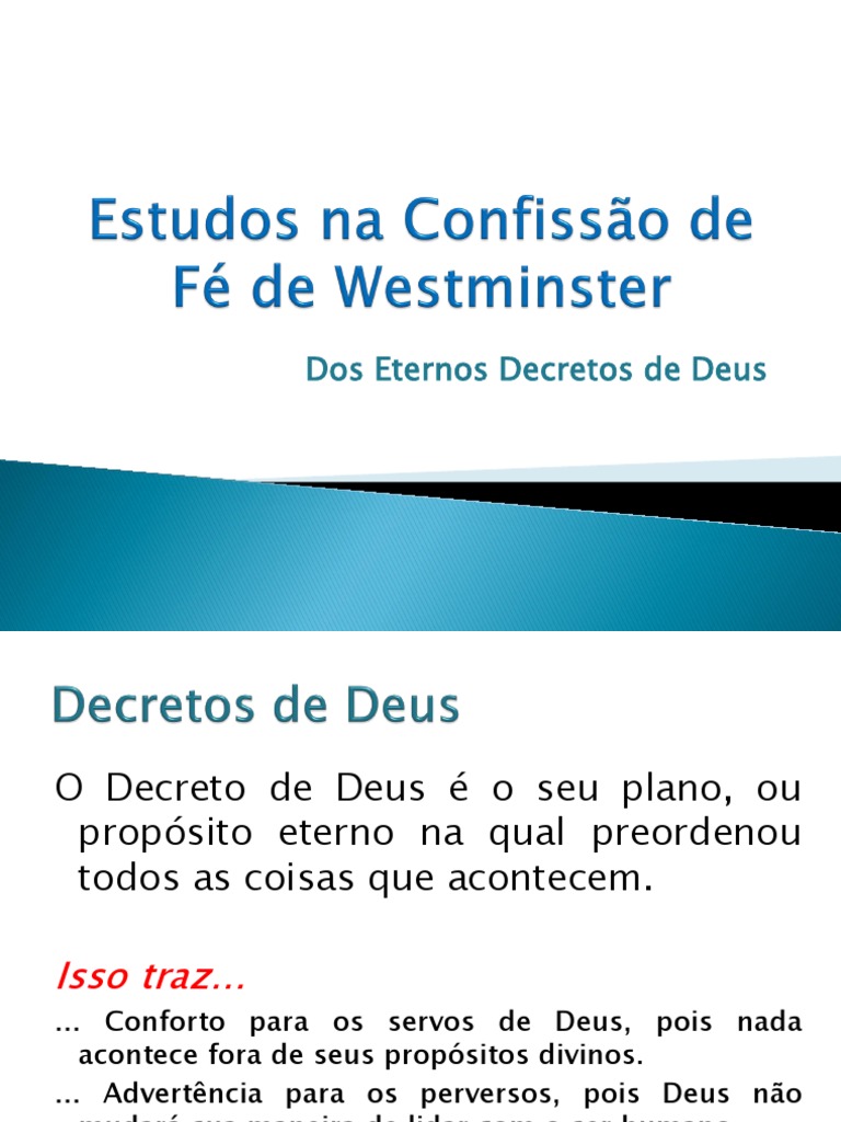 Estudos Na Confissão de Fé de Westminster PDF