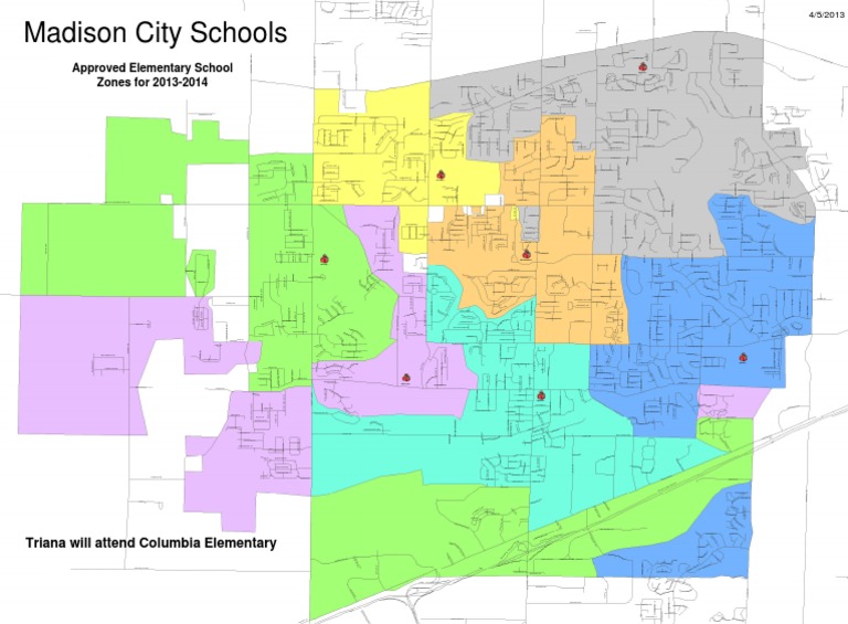 New Madison Elementary School Zones PDF