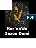 Kur'an Da Sözün Demi