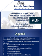 Reforma de La Ley Organica Del Trabajo I