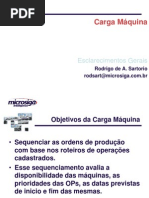 Carga Maquina Protheus