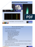 Spark Optical Emission Spectroscopy: DR Heath Bagshaw - CMA, Trinity College Dublin Analytical