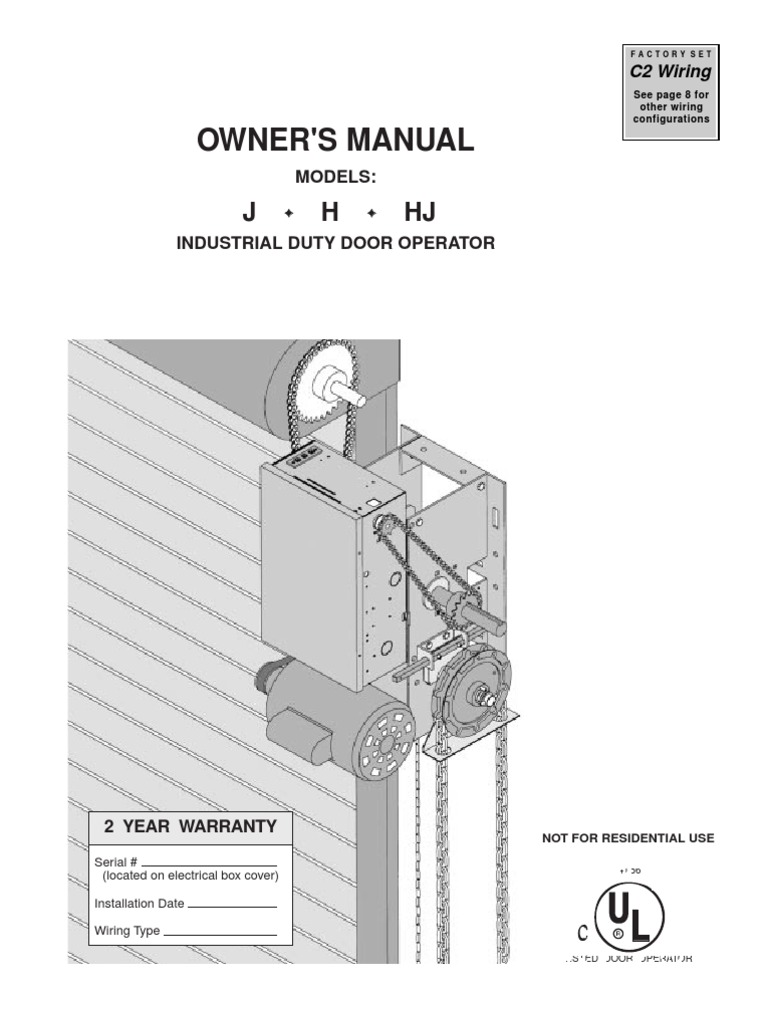 LiftMaster (Garage Door Project) | PDF | Electrical Wiring | Door