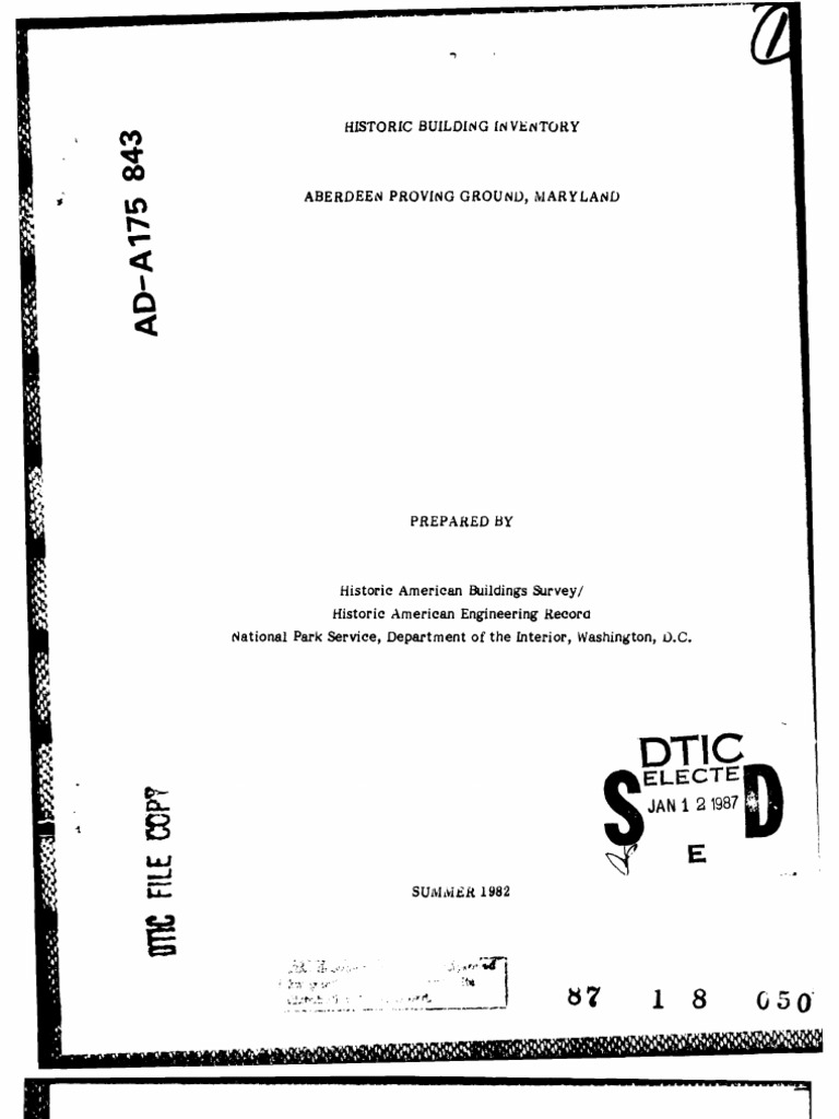 Aberdeen Proving Ground | PDF | United States Army | Baltimore