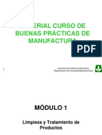 Curso Buenas Prácticas de Manufactura.BPM. I