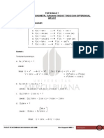 Soal Dan Jawaban Turunan Trigonometri