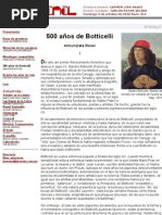 500 años de Botticelli