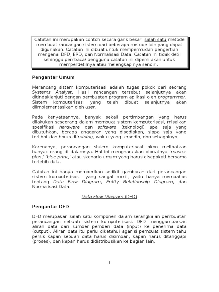 Perancangan sistem informasi