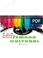 Semanacultural2013 Programa