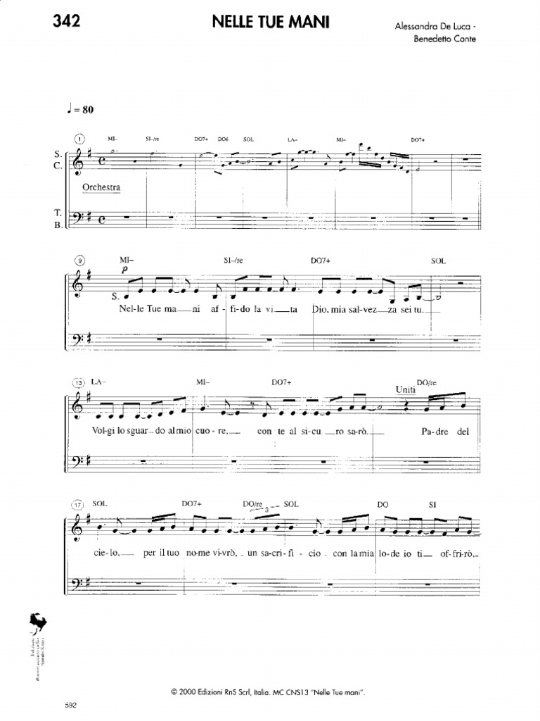 Benedici Il Signore Anima Mia Testo Accordi