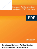 Configure Kerberos Authentication For SharePoint 2010 Products
