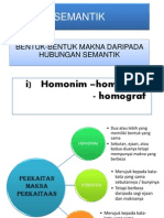 SEMANTIK BENTUK MAKNA