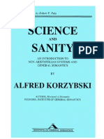 Alfred Korzybski - Science and Sanity