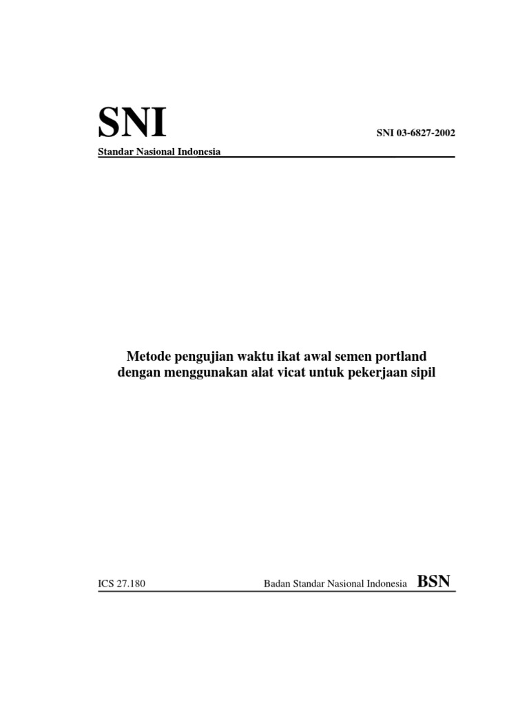 Sni 03 6827