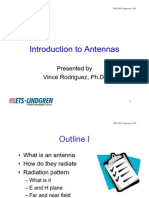 Introduction To Antennas: Presented by Vince Rodriguez, PH.D