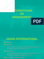 International HR Management