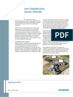 Chlorine Dioxide in Waste Water