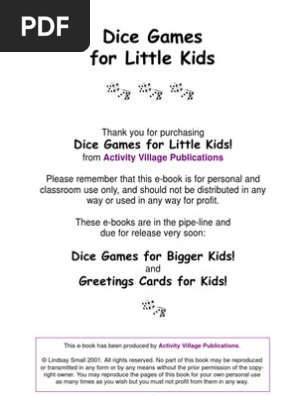 DiceGames for Kids