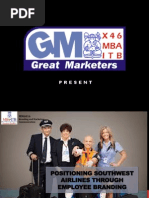 Positioning Southwest Airlines through Employee Branding