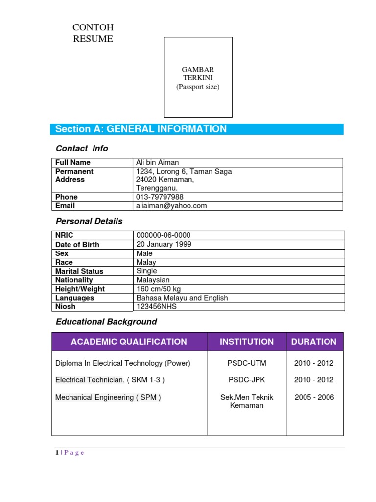 Resume Latihan Industri Pdf