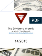 Dividend Weekly 14 - 2013