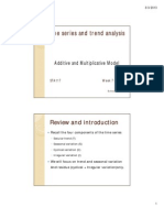 Time Series and Trend Analysis