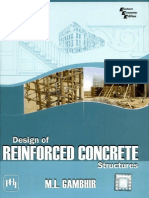 Design of Reinforced Concrete Structures M.L Gambhir 2008