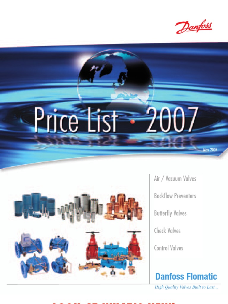 2007 Danfoss catalogue Valve Pipe (Fluid Conveyance)