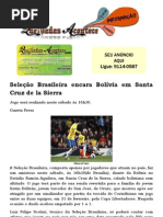 Seleção Brasileira encara Bolívia em Santa Cruz de la Sierra