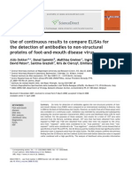 Use of Continuous Results to Compare ELISAs for the Detection of Antibodies to Non-structural Proteins of Foot-And-mouth Disease Virus