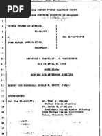 Testimony of Fabio Ernesto Carrasco Links Contras and Drugs, 6 April 1990