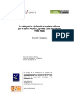 La Delegación Diplomática Enviada A Roma Por El Señor Feudal Date Masamune
