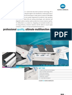 Kip 7100 User Manual Image Scanner Printer Computing