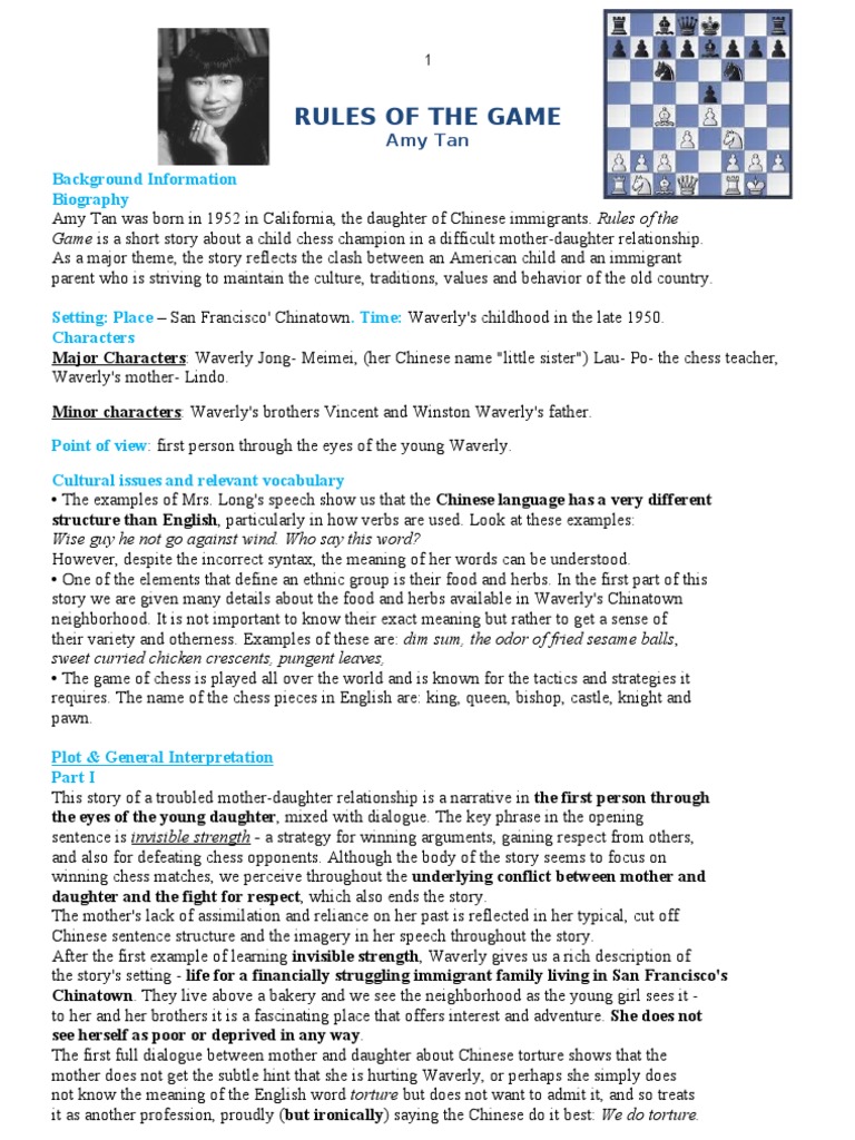 1 Rules of The Game | PDF | Self Control | Self-Management