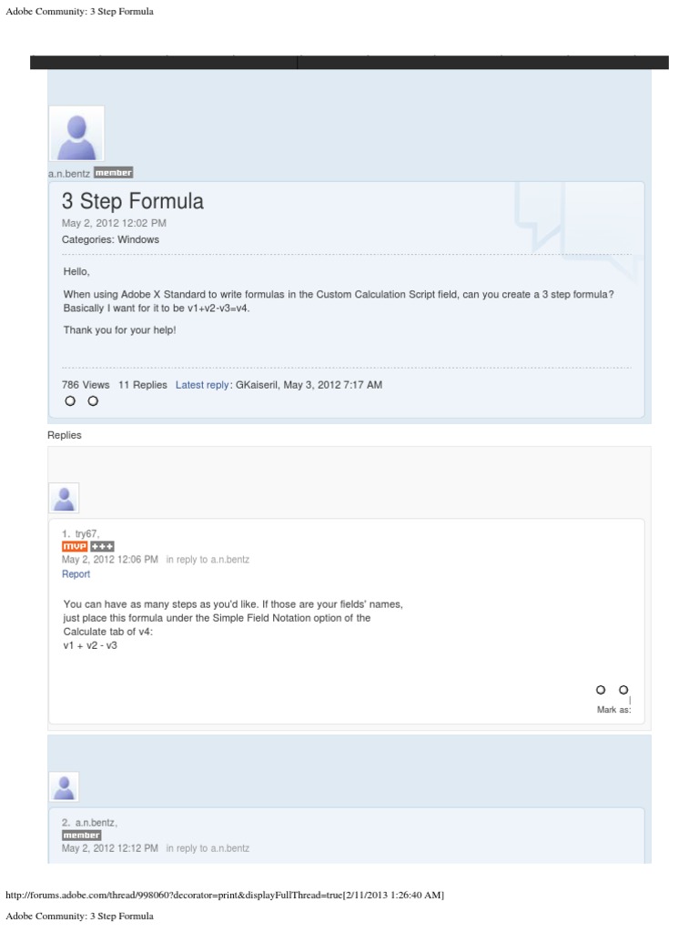 3 Step Formula Java Script | PDF | Scripting Language | Java Script