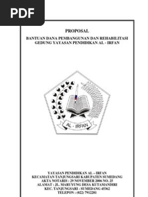 Proposal Pembangunan Rehabilitasi Gedung Yayasan Pendidikan Al Irfan