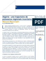 Algérie - une trajectoire de puissance régionale incertaine- Mihoub Mezouaghi