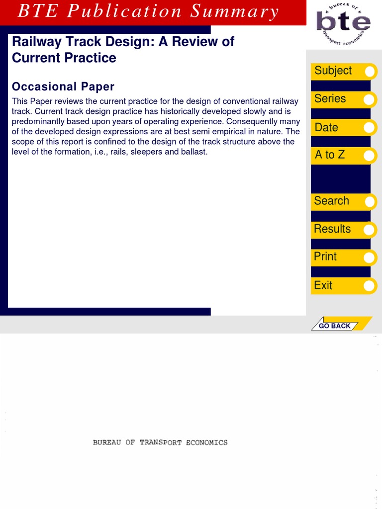 Railway Track Design PDF Track (Rail Transport) Bending