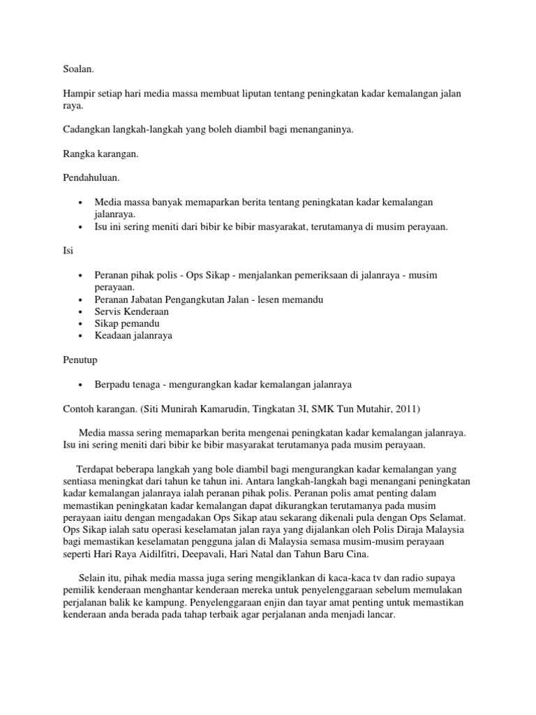 Langkah Langkah Menanganinya Kemalangan Pdf